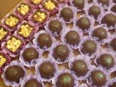Mini Tortinha  de Maracujá - Trufas de Coco Queimado